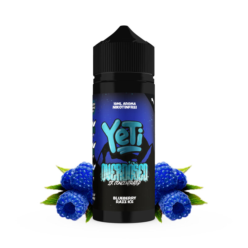 Yeti Overdosed Aroma 10ml Blueberry Razz Ice